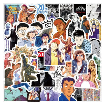 20th Century Boys Stickers Pack - Anime, Luggage, Phone, Laptop, Car, Scooter, Decorative (Online Order Only)