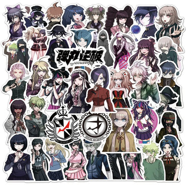 50pcs Danganronpa Graffiti Stickers for Helmet, Desktop, Wall Decoration (ONLINE ORDER ONLY)