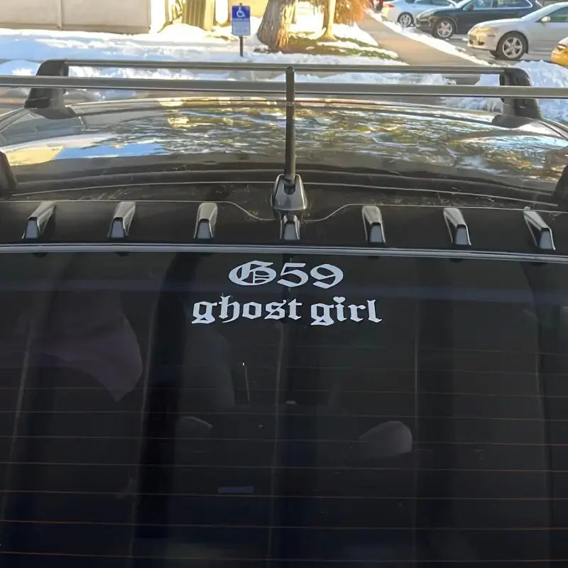 "Ghost Girl" Sticker, Suitable For Windows, Cars, Trucks, Toolboxes, Laptops, MacBooks, For Almost Any Hard, Smooth Surface (ONLINE ORDER ONLY)