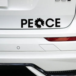 “PEACE”Stickers，High Quality And Durable Automobiles Exterior Accessories Self-adhesive Decals (ONLINE ORDER ONLY)