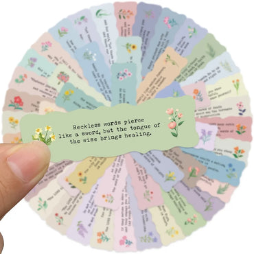 10/50pcs Jesus Phrase Christians Religion Bible Label Stickers Aesthetic Decal Laptop Luggage Skateboard Notebook Phone Sticker (Online Order Only)