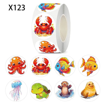 50-500pc Cute Forest Animal Stickers Reward Stickers For Kids For Students Motivational Gift Decoration Label Stationery Sticker (ONLINE ORDER ONLY)