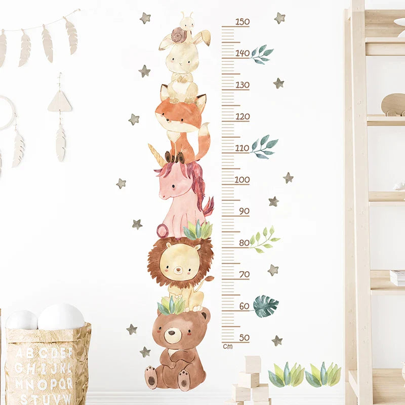 Watercolor Cartoon Animals Wall Stickers (ONLINE ORDER ONLY)