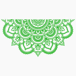 Half Mandala Car Sticker Decoration Window Bodywork Styling Motorcycle Accessories Die Cutting Vinyl Decals (ONLINE ORDER ONLY)