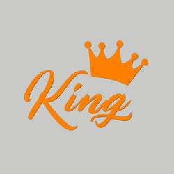 CROWN KING Car Stickers, Fashion Waterproof Vinyl Decal Auto Sticker Car Styling Decoration Accessories (ONLINE ORDER ONLY)