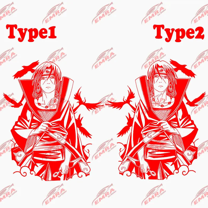 Japanese Anime Sticker For Car Stickers External Accessories Cartoon Racing Style Decorative Side Hood PVC Vinyl Decals (ONLINE ORDER ONLY)