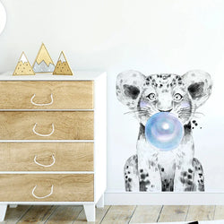 Safari Lion Bubble Gum Wall Stickers for Kids Room Nursery Decor (Online Order Only)
