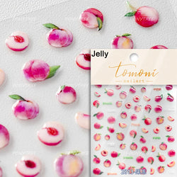 Fig Guava Pitaya Honey Peach Oranges Watermelon Strawberry Apple Pineapple Fruit Nail Art Decoration Stickers Manicure Decals (ONLINE ORDER ONLY)