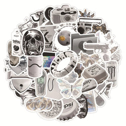 3D VSCO Cartoon Stickers for DIY Scrapbook, Notebook, Suitcase, Phone, Laptop, Guitar - 10/30/60pcs (ONLINE ORDER ONLY)