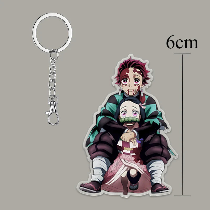 Demon Slayer Keychain: Tanjiro 6cm Acrylic Bag Pendant (ONLINE ORDER ONLY)