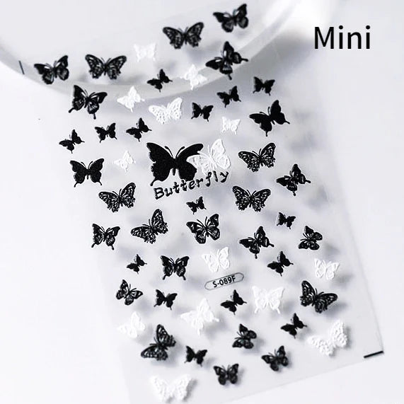 Halloween Ghost Pumpkin Bat Coffin Cat Spider Demon Jelly Self Adhesive Nail Art Sticker Terrifying Candy Candle Manicure Decals (ONLINE ORDER ONLY)