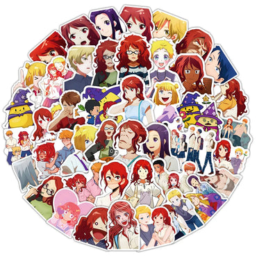 10/50pcs Anime Romantic Killer Diverse Plot Stickers Cartoon Graffiti Waterproof Luggage Suitcase Notebook Motorbike Sticker Toy (Online Order Only)