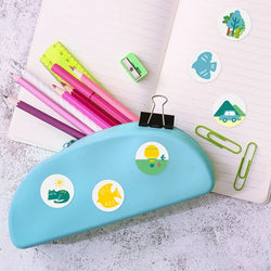 100-500pcs 1inch Cute Cartoon Stickers Round Reward Sticker Adhesive Labels for Classic School Teacher Kids Toy Sealing Lables (ONLINE ORDER ONLY)