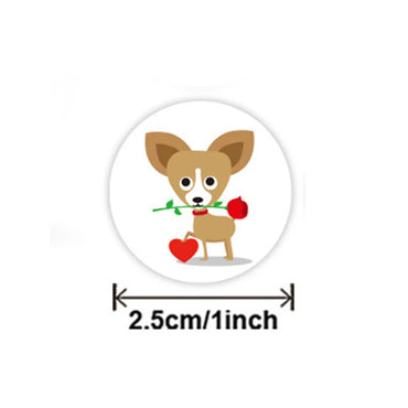 100-500pcs Cute Cat Stickers Animal Cartoon Label Gifts Decoration School Reward Encourage Student Stationery Thank You Stickers (ONLINE ORDER ONLY)
