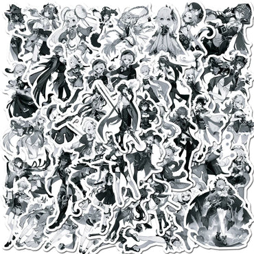 Genshin Impact Anime Stickers 10/30/50pcs Waterproof Decals for Phone Laptop Luggage Car (ONLINE ORDER ONLY)