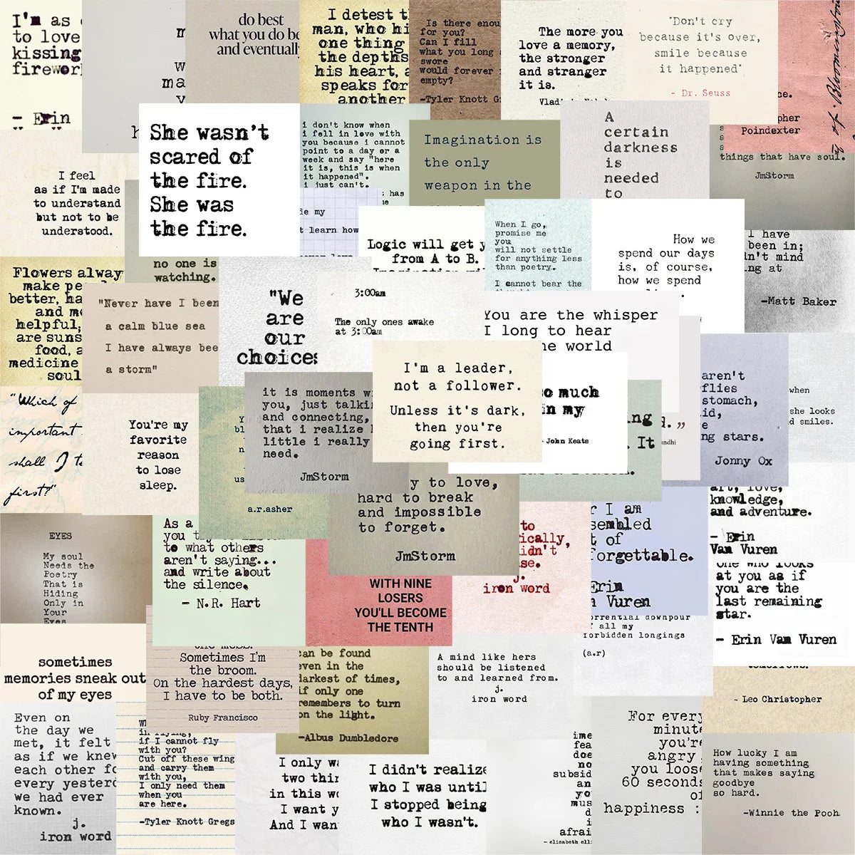 60pcs Retro Quotes Graffiti Stickers For Laptop Luggage Skateboard Phone Sticker Kids Toys Aesthetic Cartoon Decals (Online Order Only)