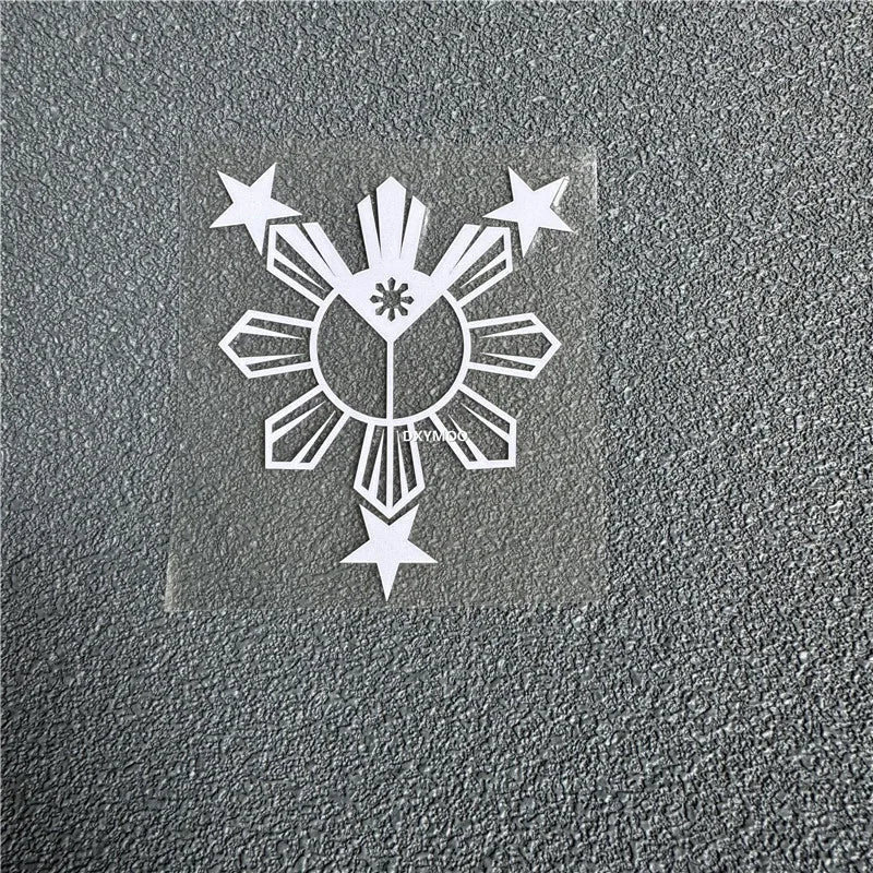 Philippine Filipino Pinoy Pinay Car Stickers Auto Fuel Tank Body Window Vinyl Text Decoration Applique (ONLINE ORDER ONLY)