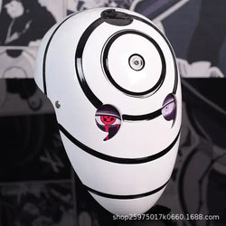 Obito Cosplay Mask: High Gloss Akatsuki Anime Prop