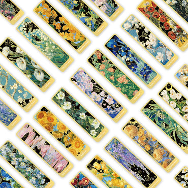 30pcs Classic Retro Colorful Flowers Paper Bookmarks DIY Students Readers Gift Book Page Markers Library Office Page Markings (ONLINE ORDER ONLY)