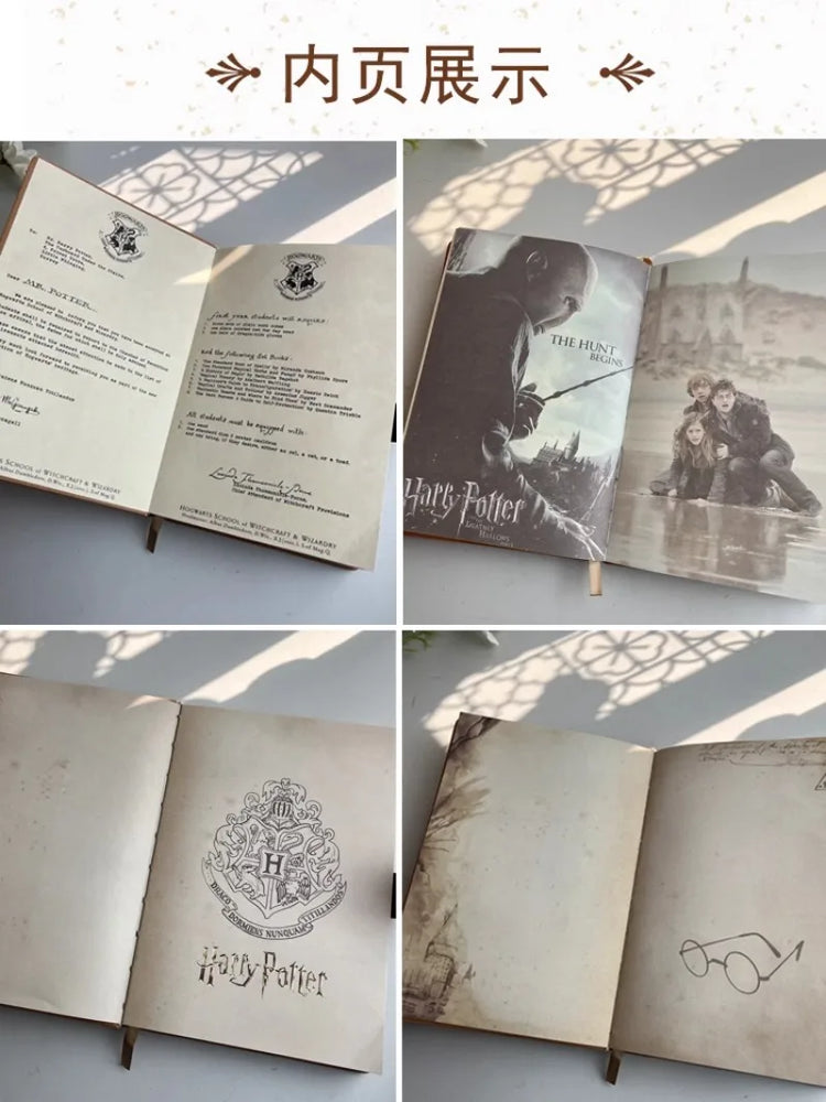 Harry Potter Journal Notebook - 5 Variants with combination lock (ONLINE ORDER ONLY)