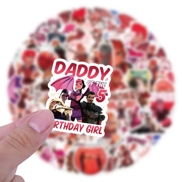 10/30/60PCS Nimona Cartoon Stickers Fantasy Animation Sticker Scrapbook Luggage Laptop Guitar Bike Skatebaord Decals Kids Toys (ONLINE ORDER ONLY)