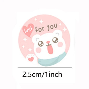 100-500pcs Cute Reward Stickers for Kids Children Kindergarten School Encouragement Students Games Toy Animals Stationery Labels (ONLINE ORDER ONLY)