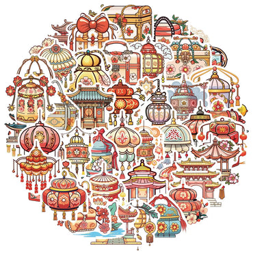 Retro Cartoon Graffiti Stickers for Laptop, Car, Fridge, DIY Vinyl Styling (10/30/50pcs) (ONLINE ORDER ONLY)