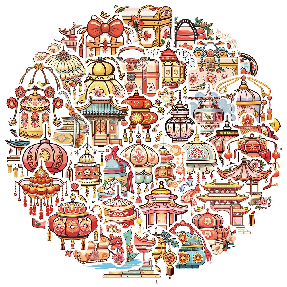 Retro Cartoon Graffiti Stickers for Laptop, Car, Fridge, DIY Vinyl Styling (10/30/50pcs) (ONLINE ORDER ONLY)