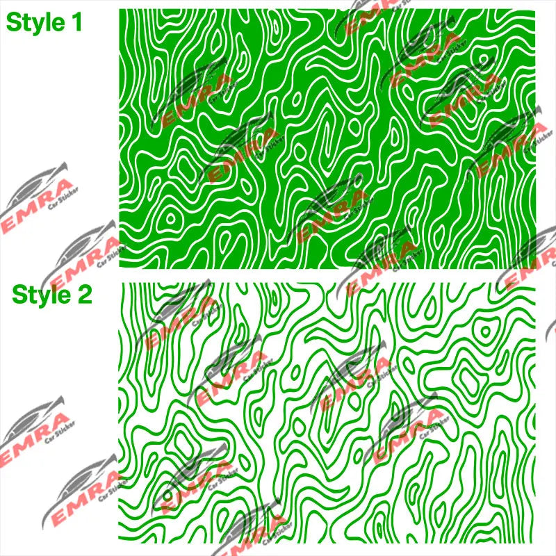 Universal Topography Quarter Window Car Sticker Suitable For Most Decoration Accessories Die Cutting Vinyl Decals (ONLINE ORDER ONLY)