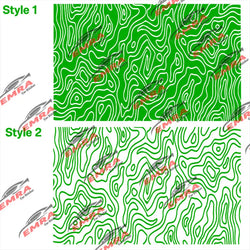 Universal Topography Quarter Window Car Sticker Suitable For Most Decoration Accessories Die Cutting Vinyl Decals (ONLINE ORDER ONLY)