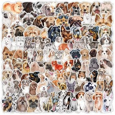 10/30/50/100pcs Cute Dog Animal Cartoon Waterproof Stickers Kawaii Decals Laptop Suitcase Notebook Stationery Sticker Kids Toy (ONLINE ORDER ONLY)