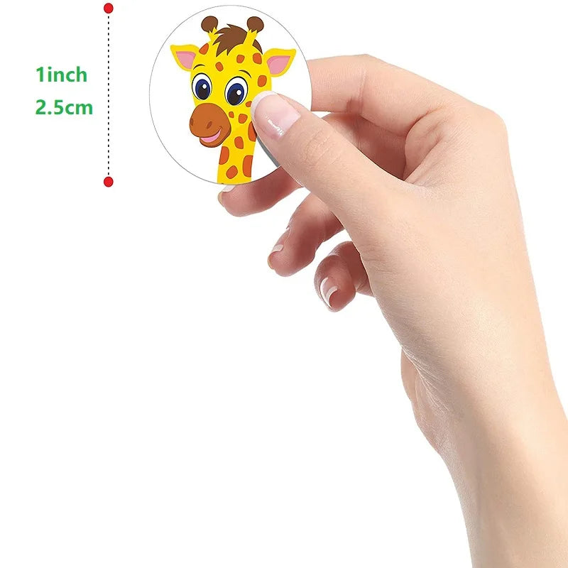 100-500pc Stickers for Children Kids Rolling Animal Roll Dog Stickers Small Packaging Pack Stickers Photocard Decor Lables (ONLINE ORDER ONLY)