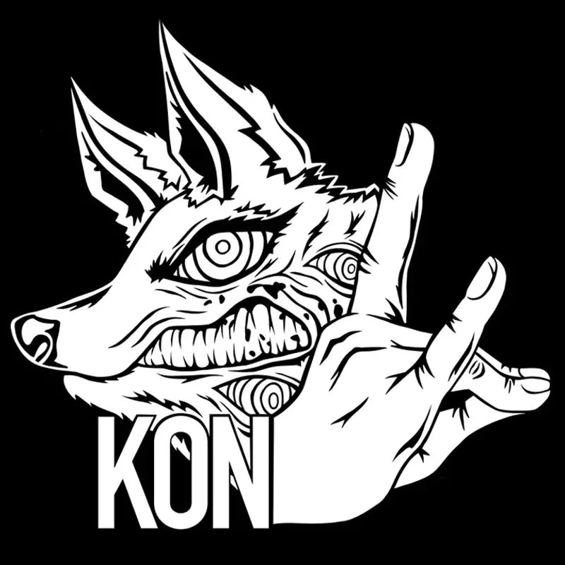 Wolf And Hand Pose Car Sticker Notebook Stickers Exterior Accessories Decoration Window Die Cutting Holographic Vinyl Decals (ONLINE ORDER ONLY)
