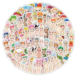 10/30/50/102PCS Sonny Angel Stickers Cute Cartoon Graffiti Sticker Luggage Laptop Guitar Car Bike DIY Decals Scrapbook Kids Toys (ONLINE ORDER ONLY)