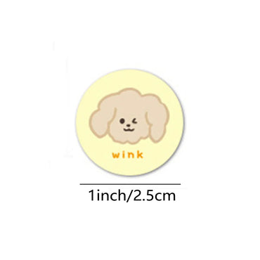 100-500pcs Animal Dog Reward Sticker Cute Cartoon Stickers For Children Holiday Gift Decoration DIY Decorative Stationery (ONLINE ORDER ONLY)