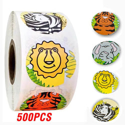 100-500pcs Animals Cartoon Stickers for Kids Toys Sticker Various Cute Designs Pattern School Teacher Reward Sticker (ONLINE ORDER ONLY)