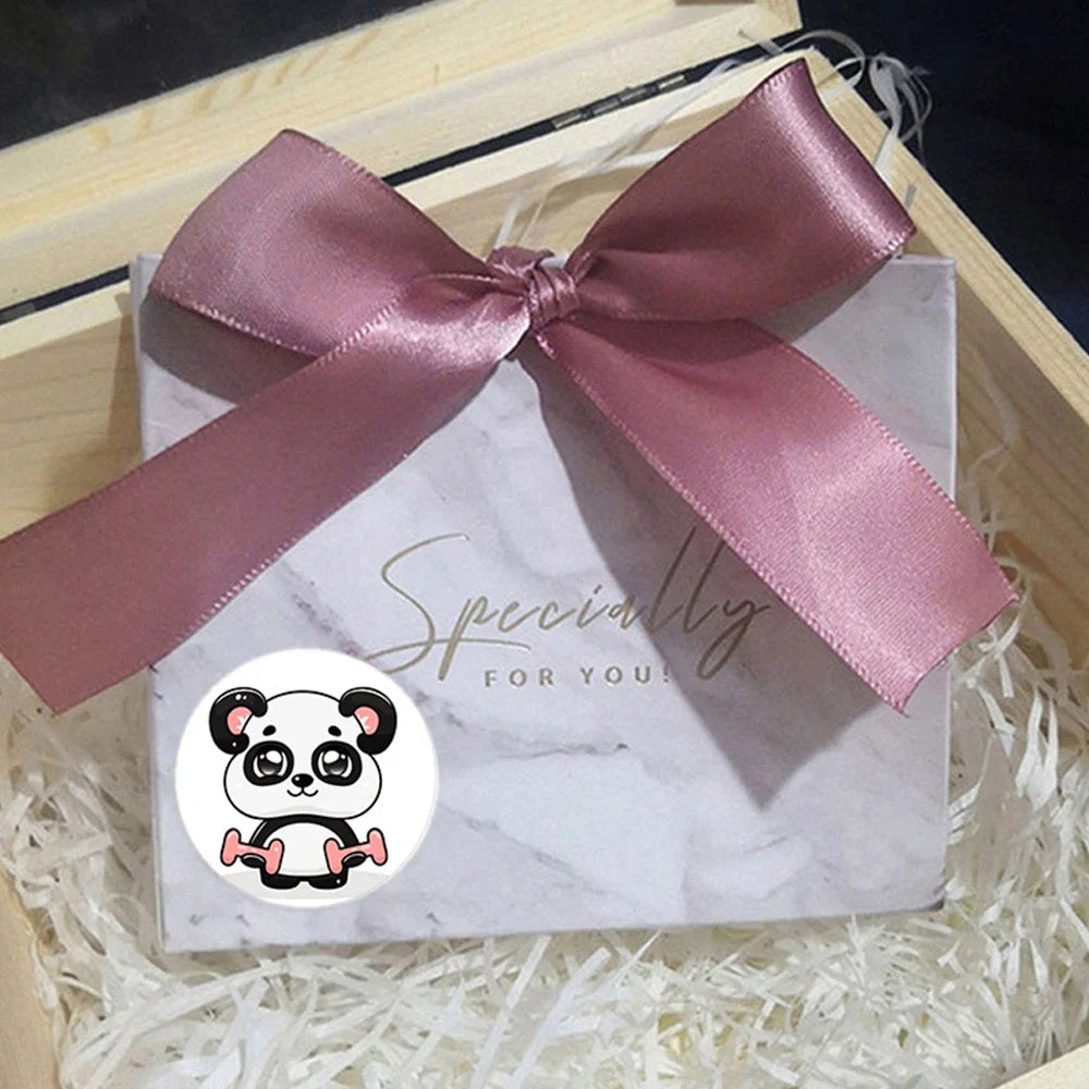 100-500pcs Cute Cartoon Panda Stickers Reward Sticker for Kids Gift Wrapping Decor Envelope Sealing Labels Stationery Stickers (ONLINE ORDER ONLY)