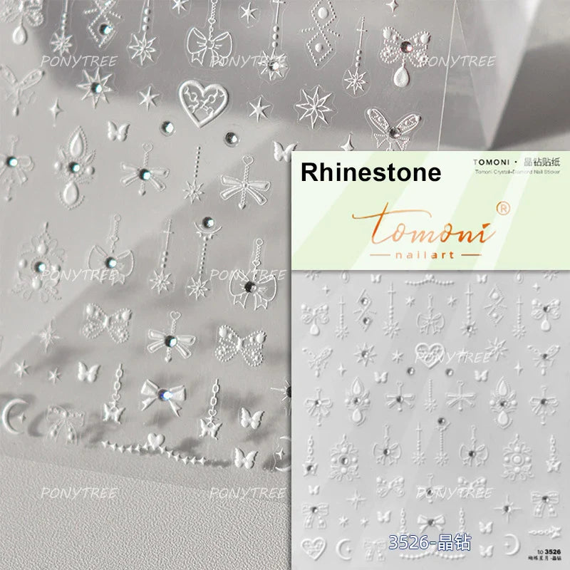 Graffiti Line Love Heart Cool Personal Hollow Out English Letter Y2k Self Adhesive Nail Art Decorations Sticker Manicure Decals (ONLINE ORDER ONLY)