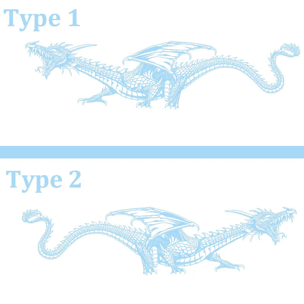 Anime Detachment Car Stickers Beasts And Dragons Picture Decoration Body  Movement Style Die Cutting Waterproof PVC Vinyl Decals (ONLINE ORDER ONLY)