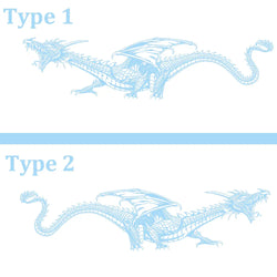 Anime Detachment Car Stickers Beasts And Dragons Picture Decoration Body  Movement Style Die Cutting Waterproof PVC Vinyl Decals (ONLINE ORDER ONLY)