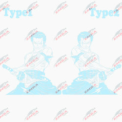 Japanese Anime Car Sticker Cartoon Character External Accessories Big Picture Sports Style Die Cutting Vinyl Decals (ONLINE ORDER ONLY)