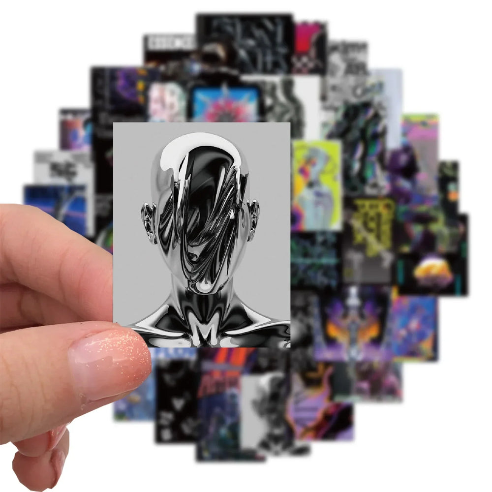 Harajuku Acid Graffiti Stickers Waterproof 10/30/40pcs Wholesale (Online Order Only)