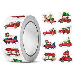 100-500pcs New Christmas Stickers Children Stickers Cute Cartoon Packaging Stickers Photocard Decor Lables for Kid Stationery (ONLINE ORDER ONLY)