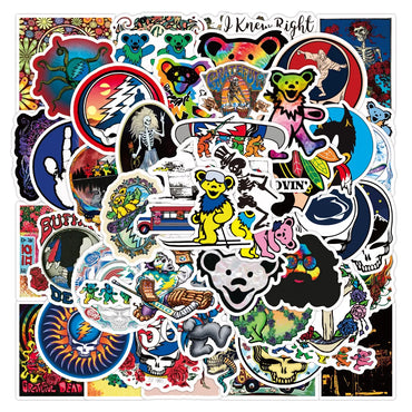 10/30/50pcs Grateful Dead Stickers Packs (ONLINE ORDER ONLY)