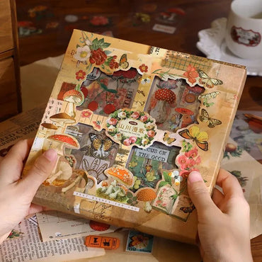 100pcs Butterfly Plant Sticker Set for Scrapbooking and DIY (Online Order Only)