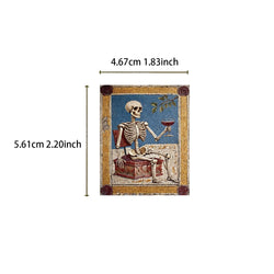 62pcs Ancient Greek Mosaic Canvas Stickers Funny Horrible Graffiti Decals Laptop Luggage Skateboard Motorcycle Scrapbook (ONLINE ORDER ONLY)