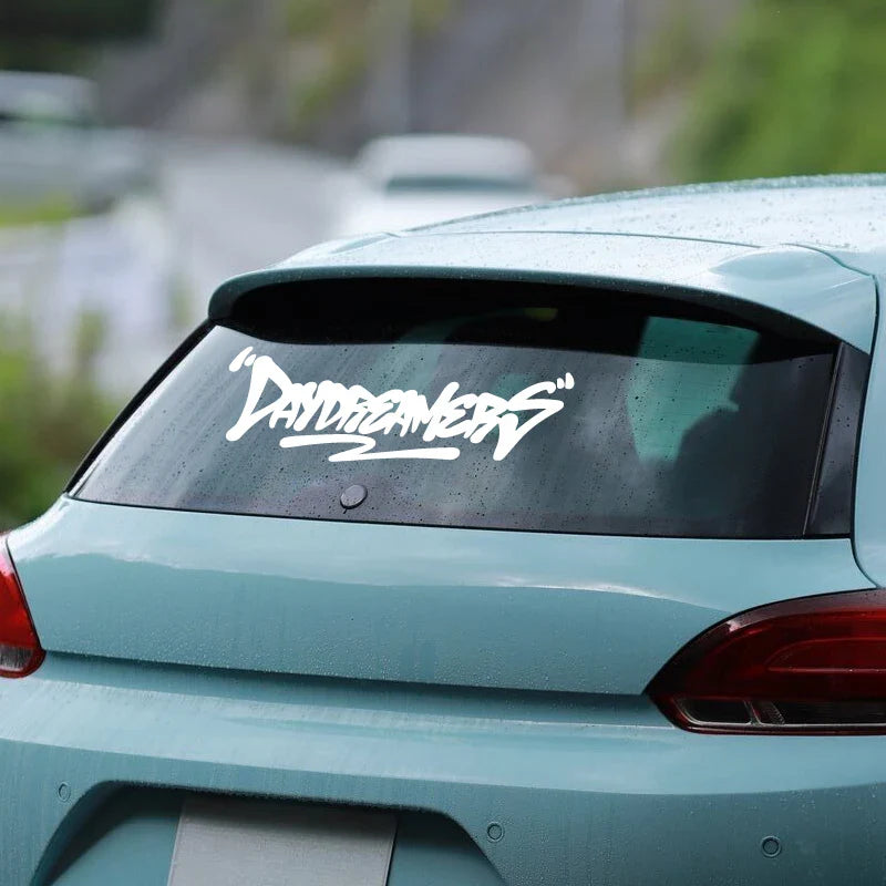 "DAY DREAMERS"DECAL,creative&fashion text for you good look car,high quality for car trucks motorcycles &laptops (ONLINE ORDER ONLY)