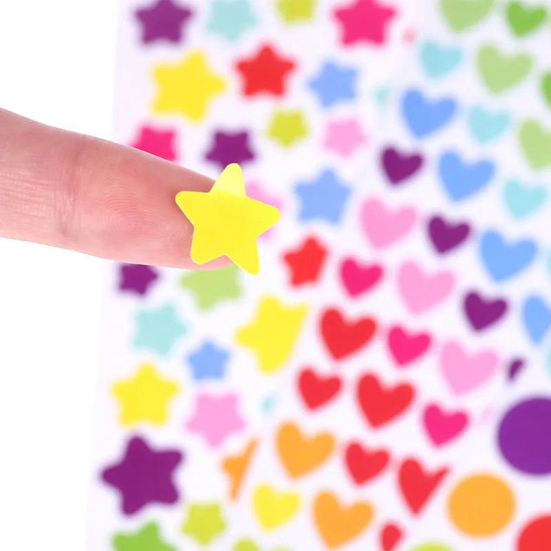 Sticker Diary Planner Rainbow Heart Star Decoration Journal Scrapbook for Kids (ONLINE ORDER ONLY)