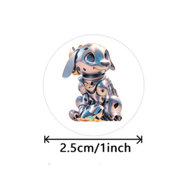 100-500pcs 1inch Cute Cartoon Stickers Reward Sticker for Kids Gift Wrapping Decor Envelope Sealing Labels Stationery Stickers (Online Order Only)