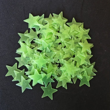 100Pcs Glow in the Dark Star Wall Stickers for Kids Room Decor (Online Order Only)